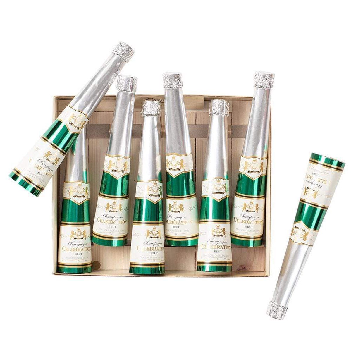Champagne Bottle Party Crackers