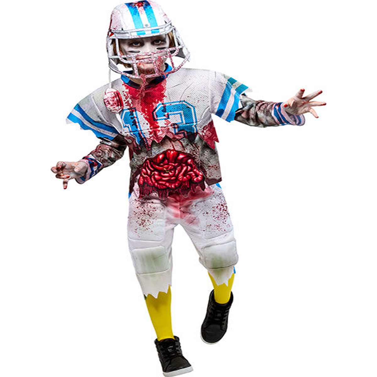 Zombie Football Player Kids Costume