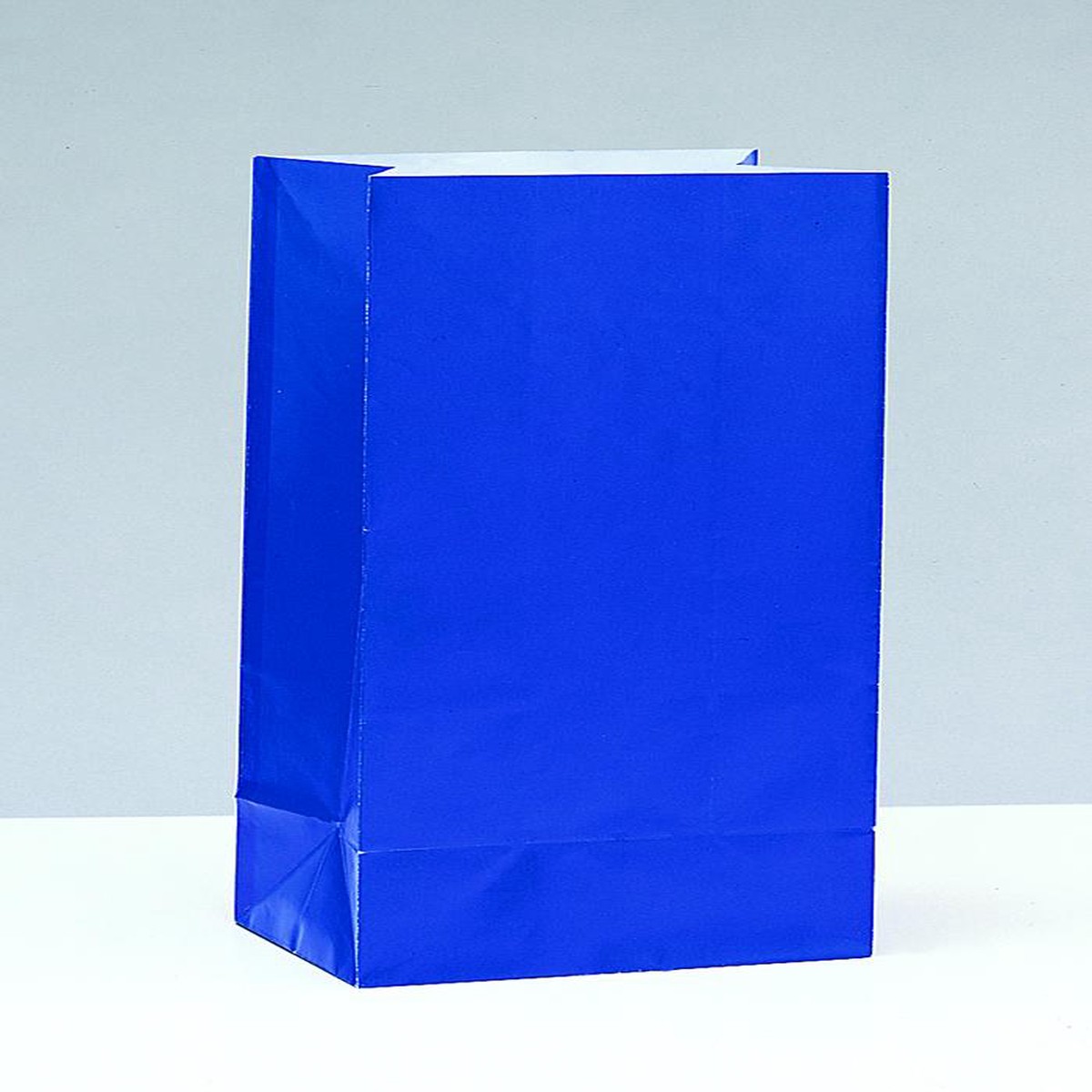 Royal Blue Paper Party Bags 12ct