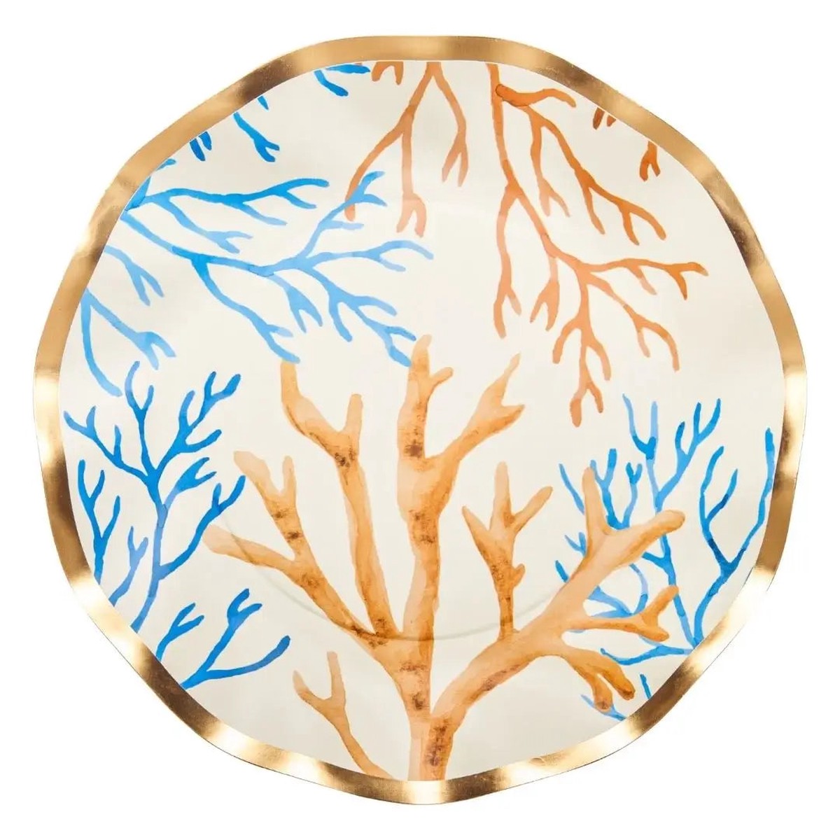 Wavy Salad Plate La Mer 8ct