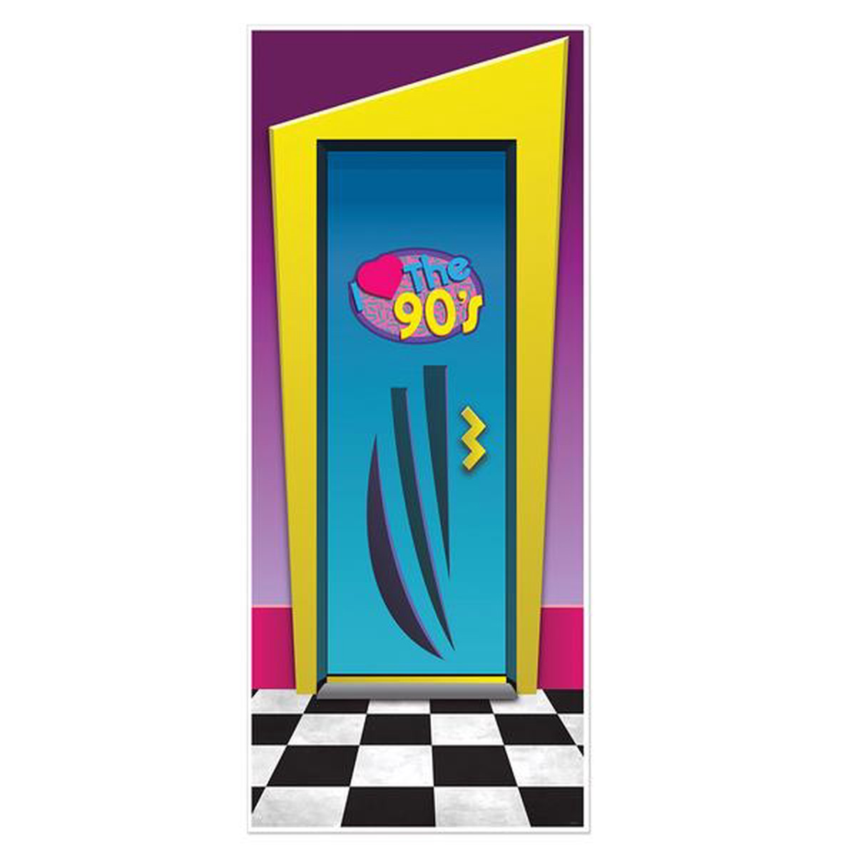 ‘I Love The 90’s’ Door Cover