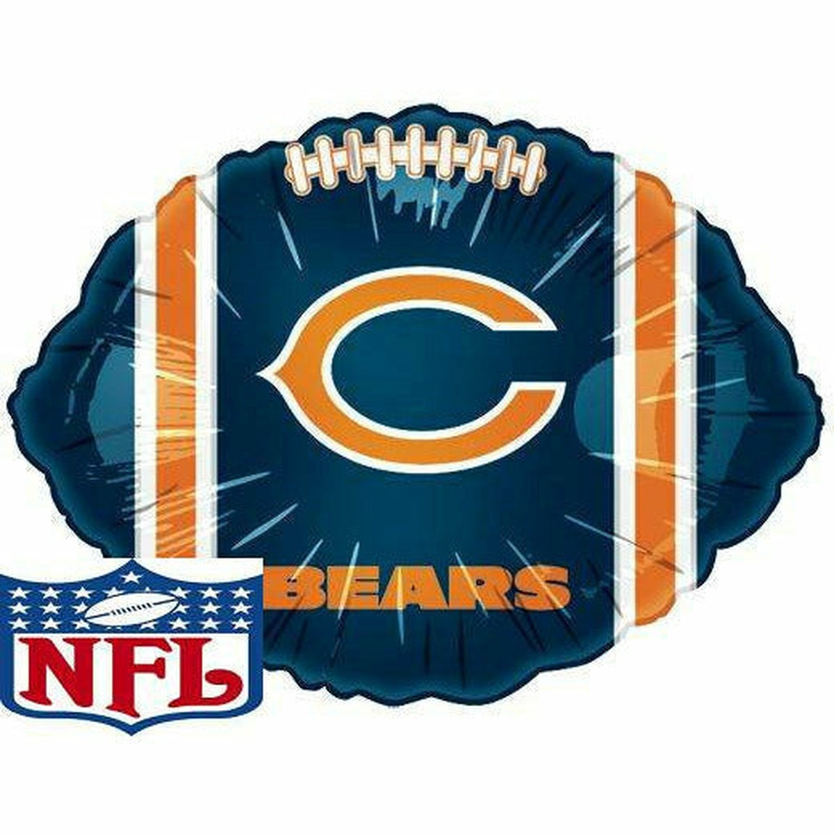 18" Chicago Bears Mylar Balloon