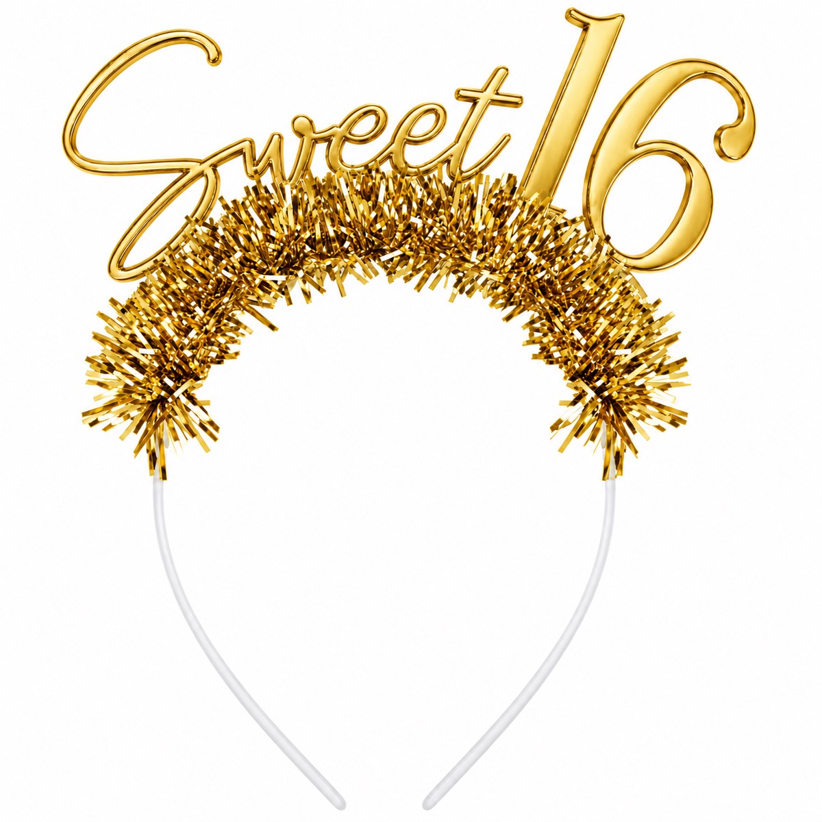 Blush Sweet 16 Birthday Party Headband, 1 Count
