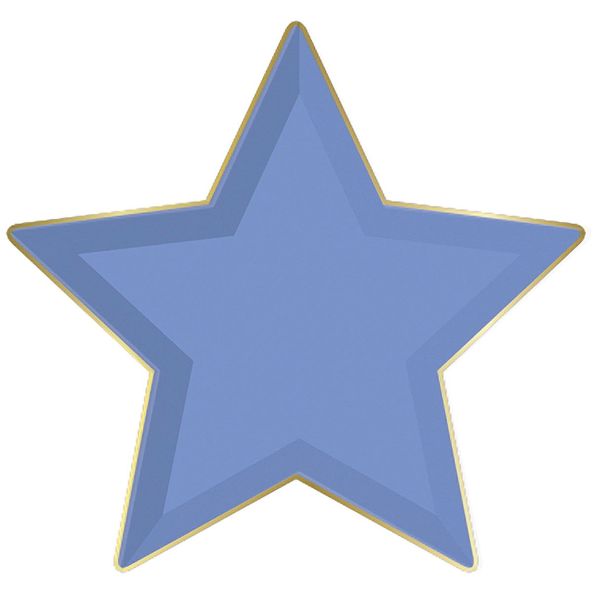 Pastel Party Star-Shaped Paper Plates, 8 Count
