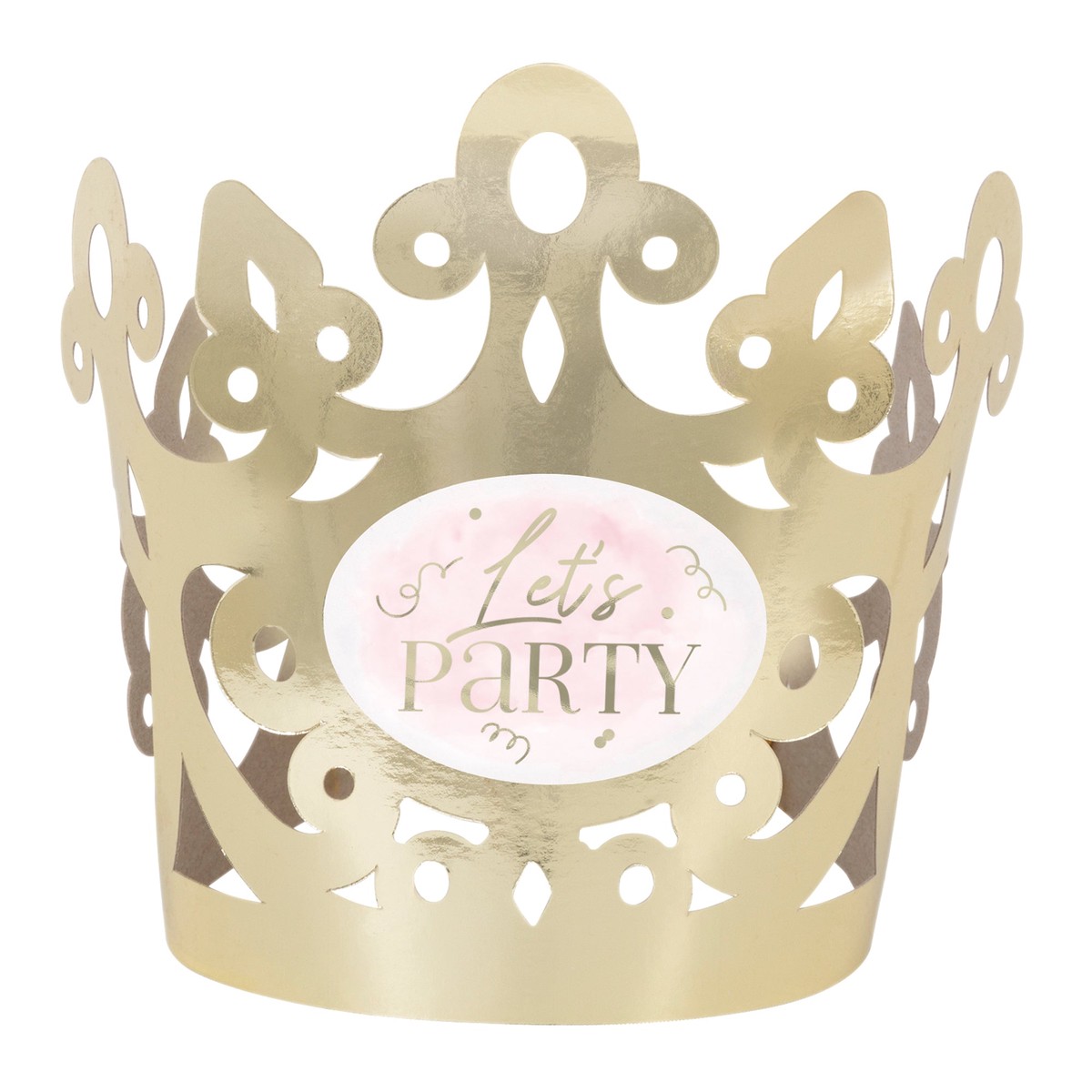 Blush Sweet 16 Birthday Tiaras with Stickers, 4 Count
