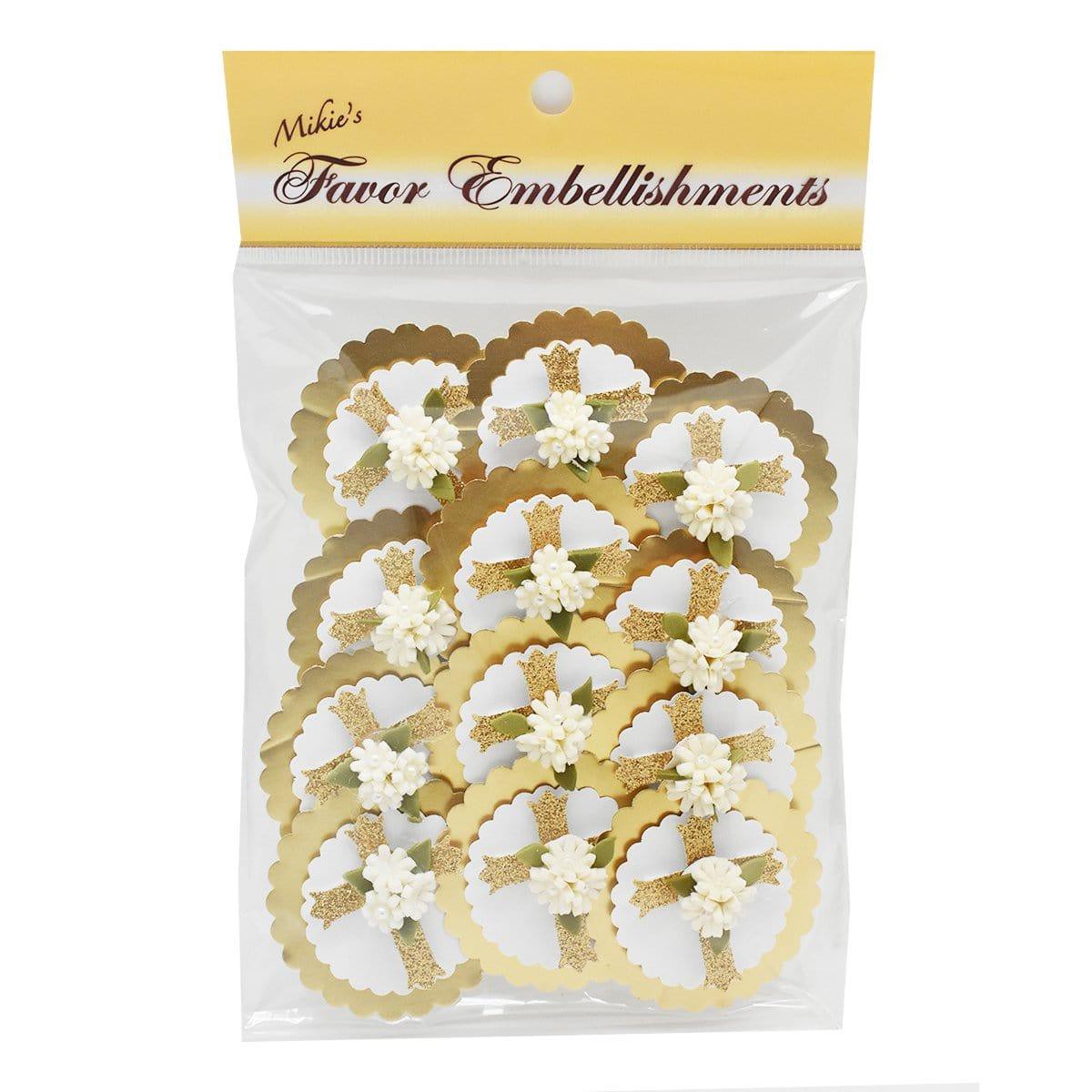 Cross 12 Per Package - Gold