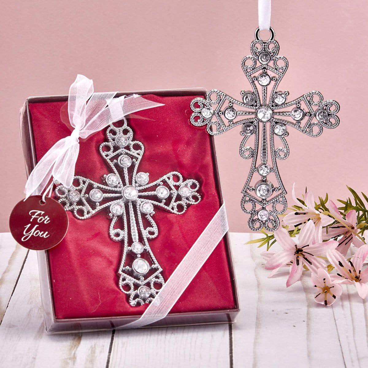 Cross Ornament - Silver
