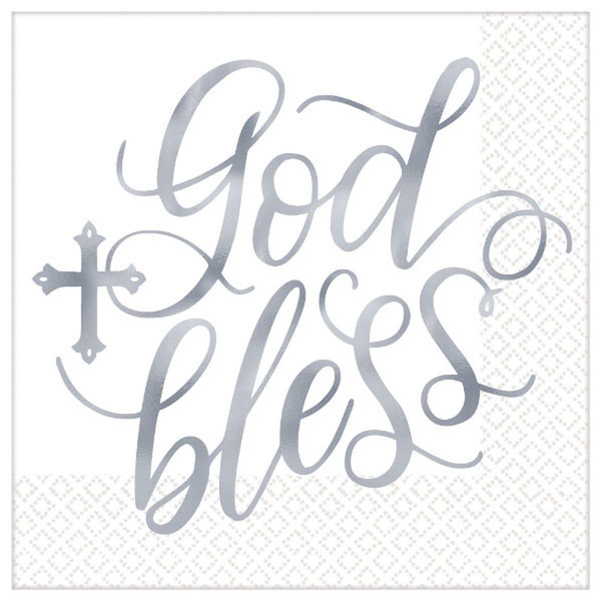 God Bless Lunch Napkins 16/pkg