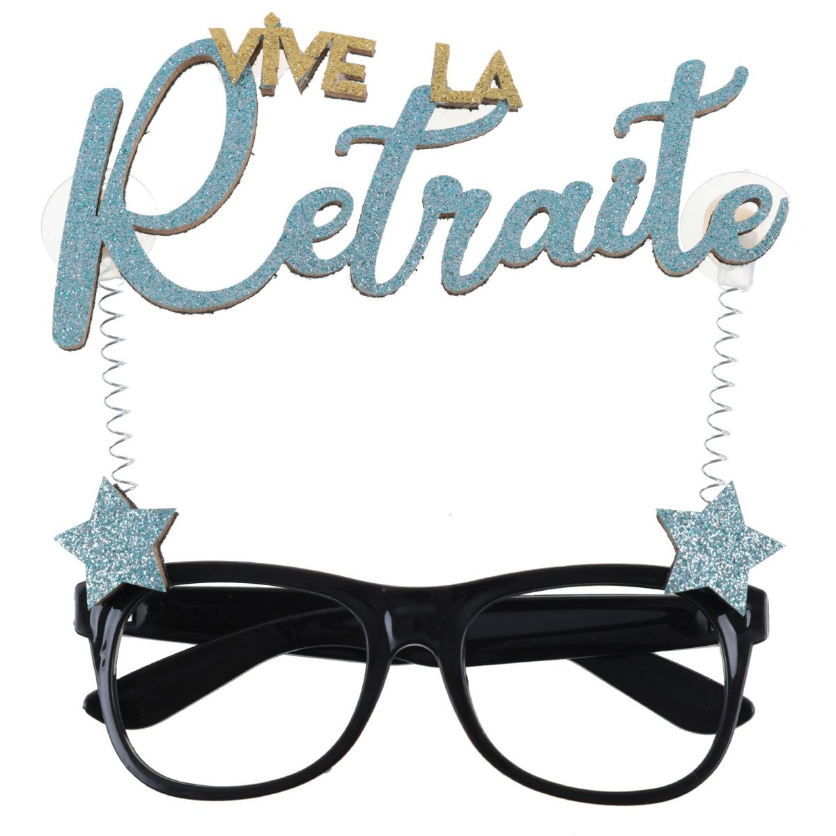 'Retraite Dore Cladon' Plastic Glasses, 1 Count