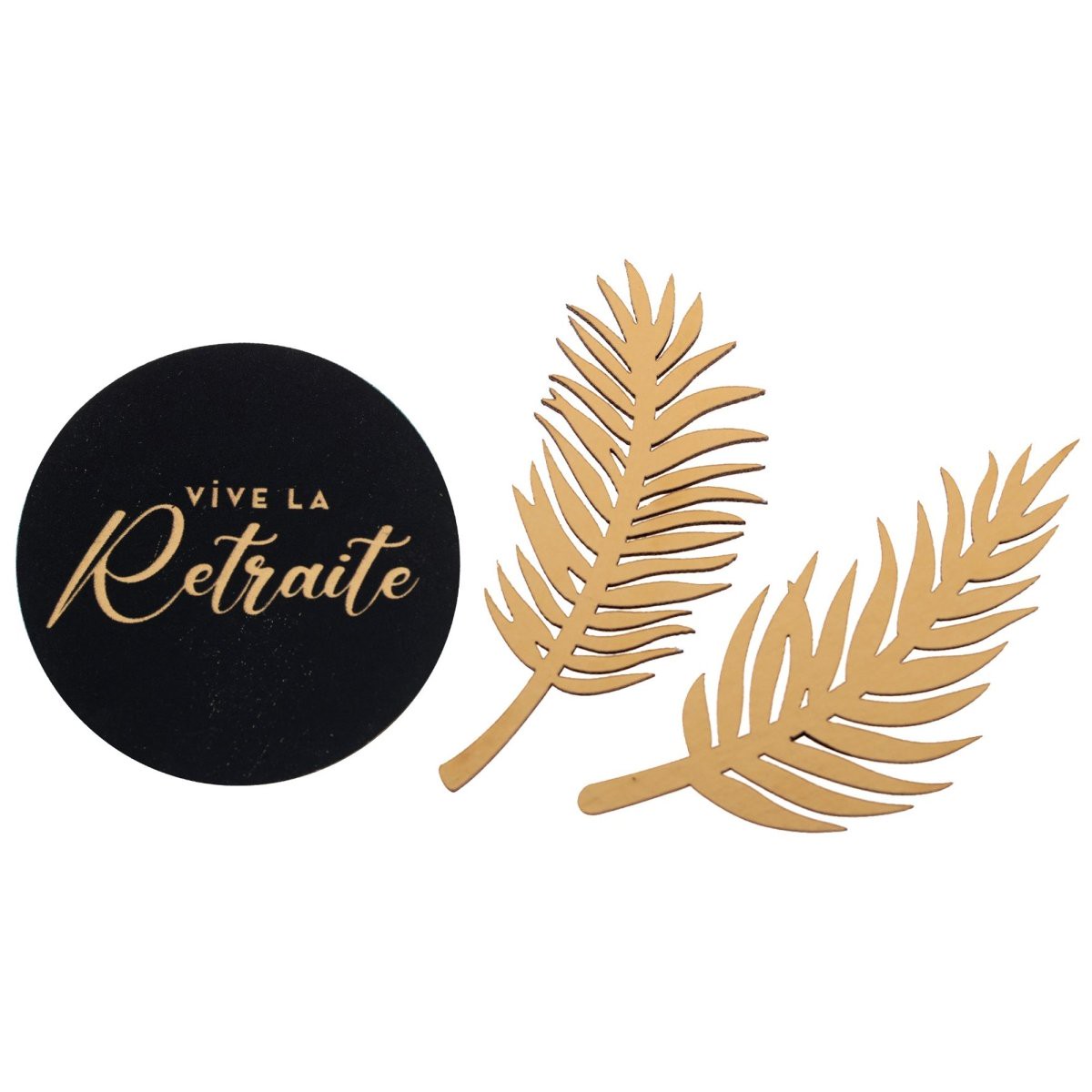 'Retraite Dore Noire' Decorative Table Scatters, 25 Count