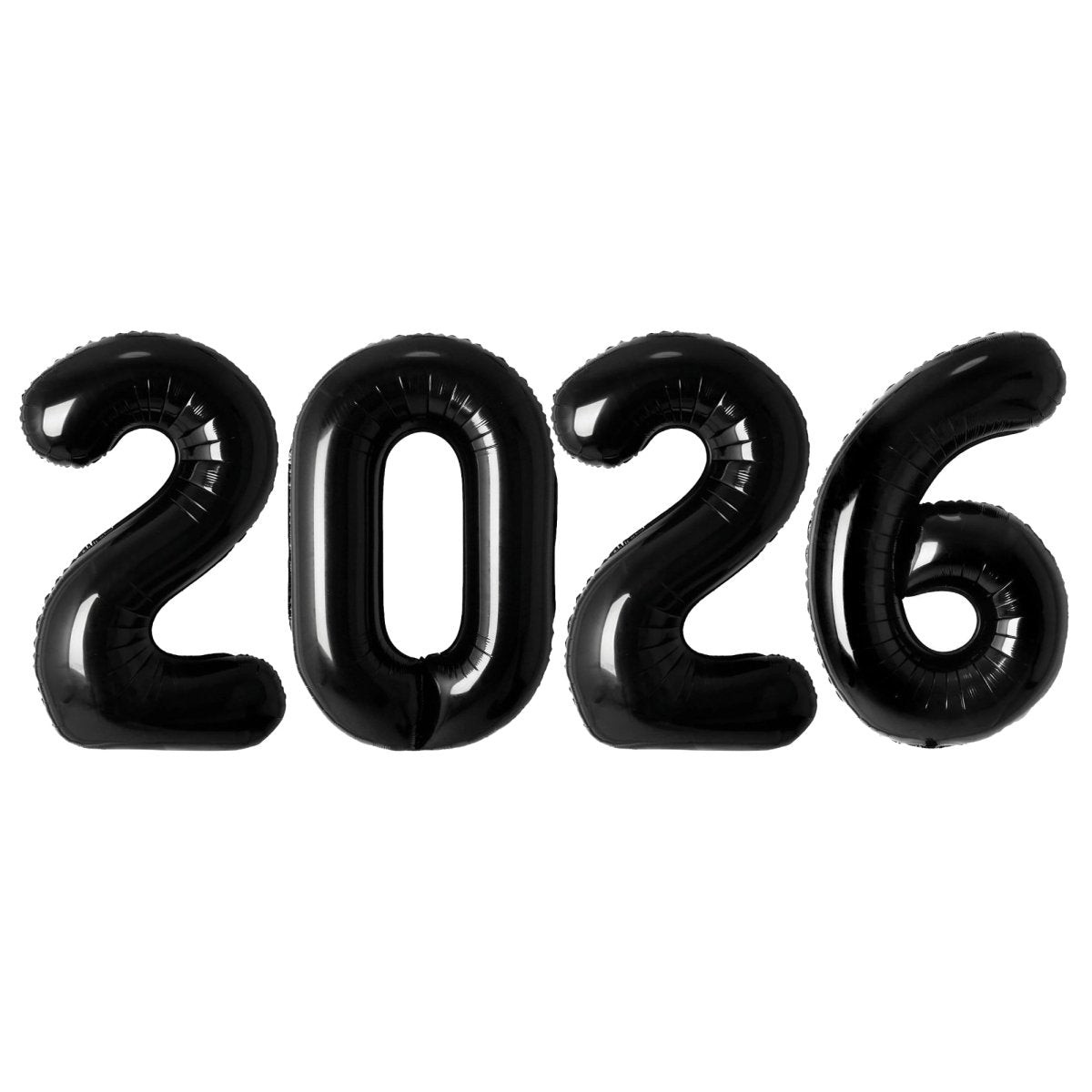 Black 2026 Graduation Foil Balloons Kit, 34 Inches
