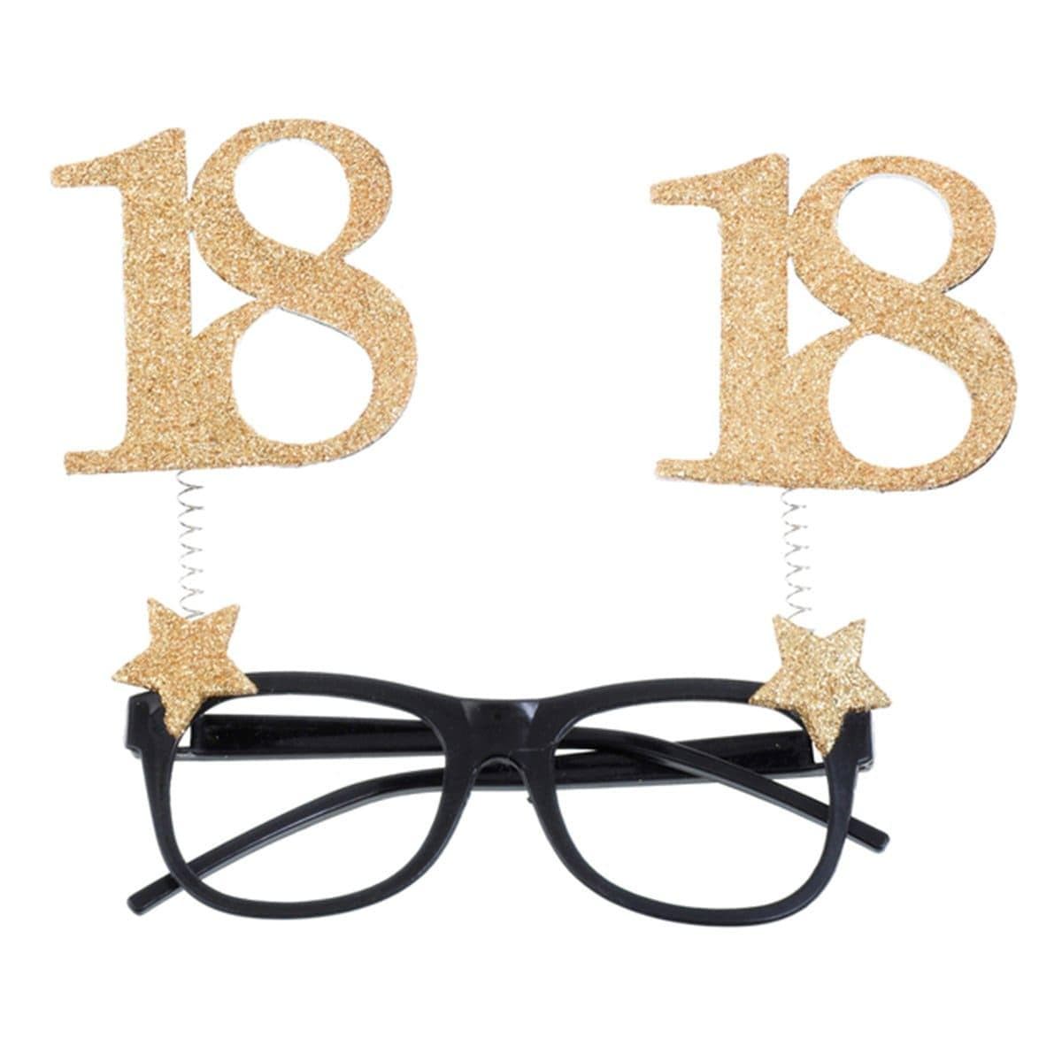 18th Glitter Glasses