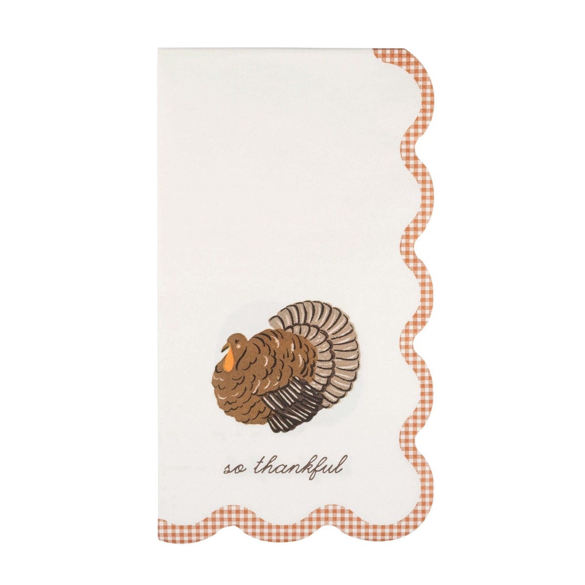 'So Thankful' Turkey Guest Towels 24ct